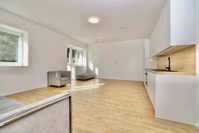 Obývací pokoj s kuchyní